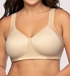 Full Figure Wirefree Sports Bra Damask Neutral 36DD