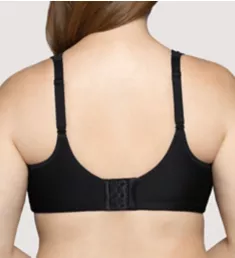 Full Figure Wirefree Sports Bra Black 36C