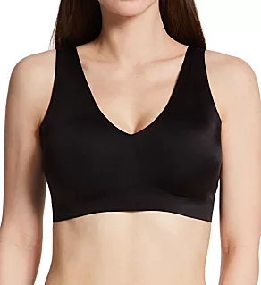 Sleek & Smooth Wireless Pullover Bra Black L