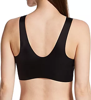 Sleek & Smooth Wireless Pullover Bra Black L