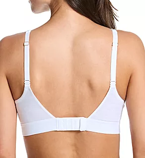 Breathable Luxe Simple Sizing Wireless Bra Star White XL
