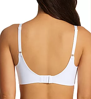Beauty Back Simple Sizing Wireless Bra White L