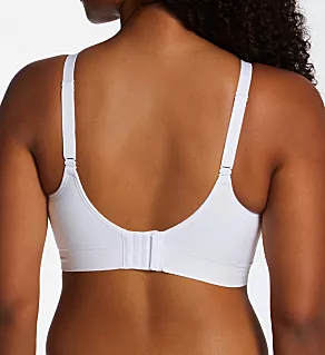 Beyond Comfort Seamless Simple Sizing Wireless Bra Star White S
