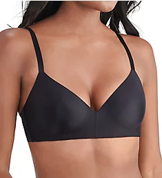 Nearly Invisible Full Coverage Wirefree Bra Black 36C