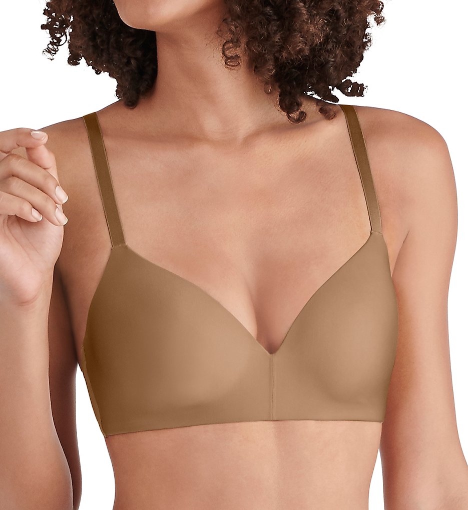 Vanity Fair - Vanity Fair 72200 Nearly Invisible Full Coverage Wirefree Bra (Totally Tan 40B)