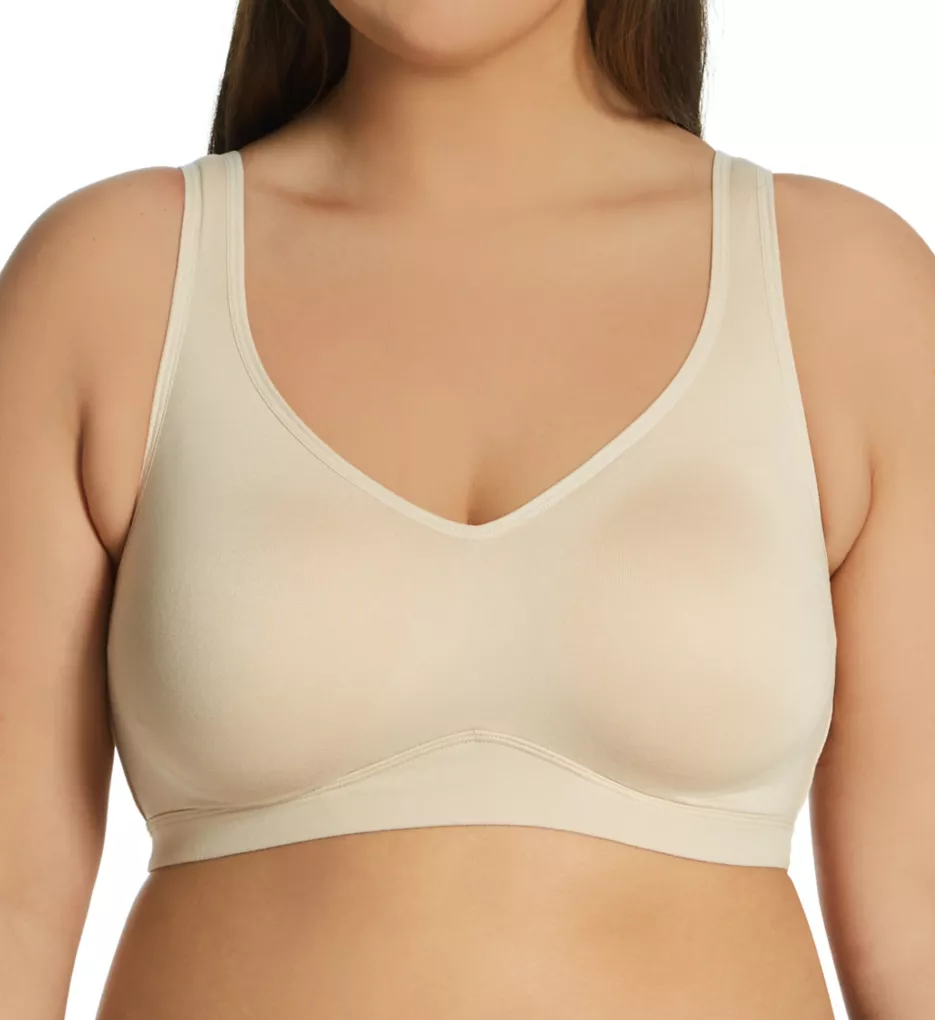 Beyond Comfort Pullover Wirefree Bra Damask Neutral S