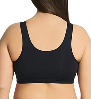 Beyond Comfort Pullover Wirefree Bra Midnight Black S