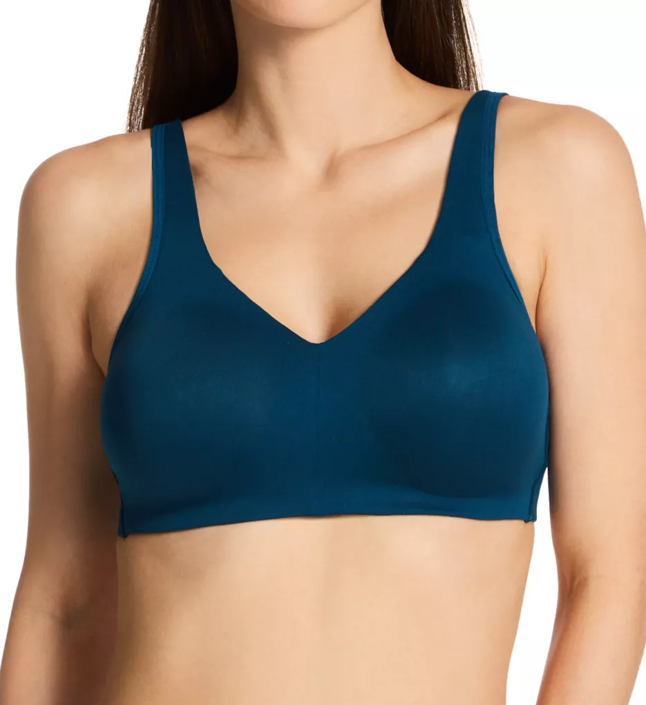 Beyond Comfort Simple Sizing Wirefree Bra Endless Blue M