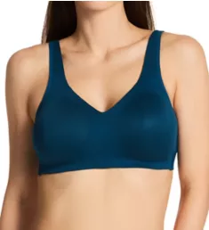 Beyond Comfort Simple Sizing Wirefree Bra Endless Blue M