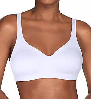 Beyond Comfort Simple Sizing Wirefree Bra Star White M
