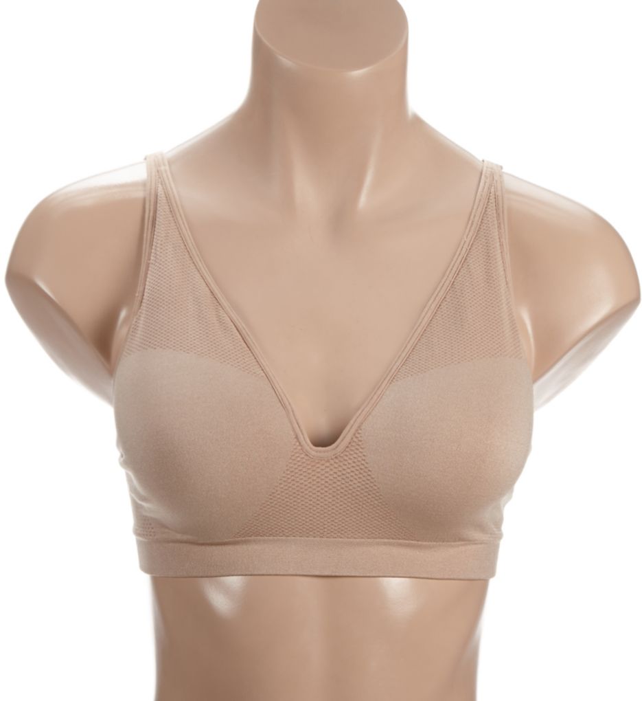 Breathable Luxe Seamless Full Figure Wirefree Bra-fs