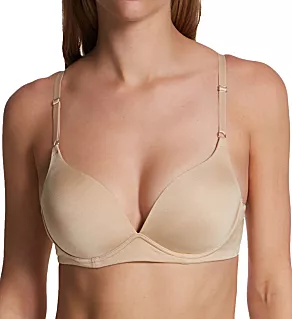 Ego Boost Wireless Push Up Bra Damask Neutral Solid 38B