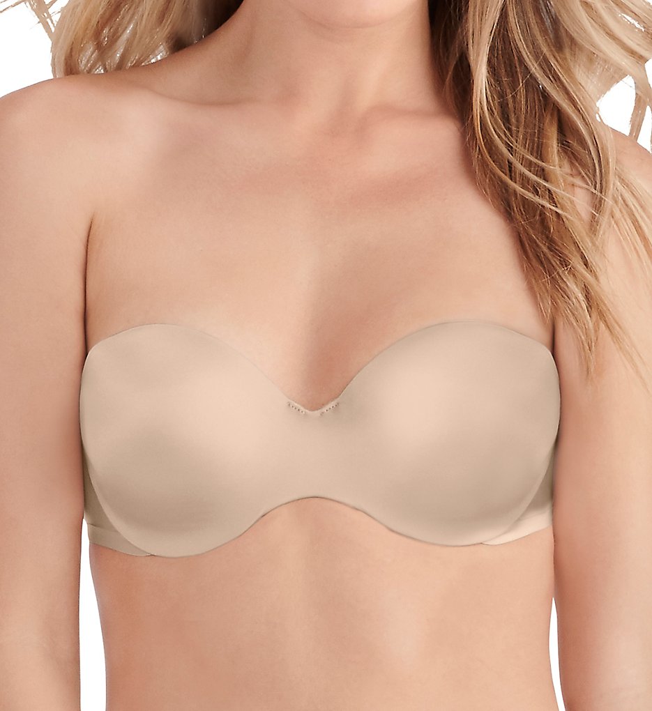 Vanity Fair 74202 Nearly Invisible Strapless Underwire Bra (Damask Neutral)