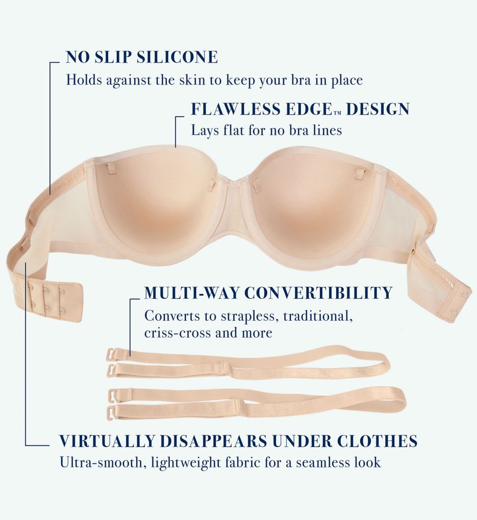 Nearly Invisible Strapless Underwire Bra-cs6