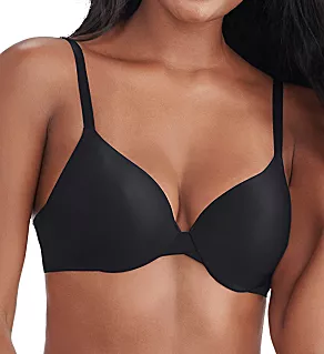 Nearly Invisible Full Coverage Underwire Bra Black 40C