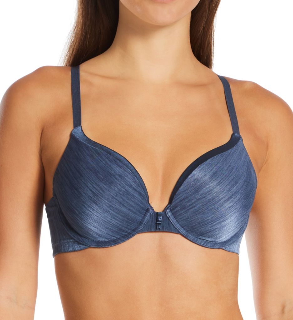 Vanity Fair Illumination Front Close Full Coverage Underwire Bra 75339 In  Midnight Black