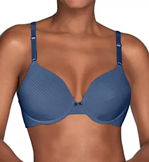 Beauty Back Full Coverage Underwire Bra Blue Dusk Stripe 36D