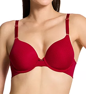 Beauty Back Full Coverage Underwire Bra Legacy Red Stripe 42D