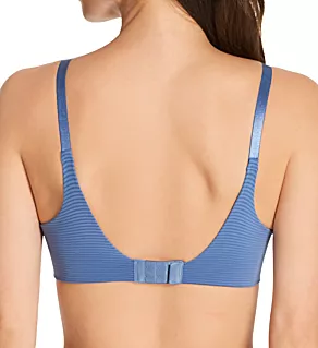 Beauty Back Full Coverage Underwire Bra Blue Dusk Stripe 36D
