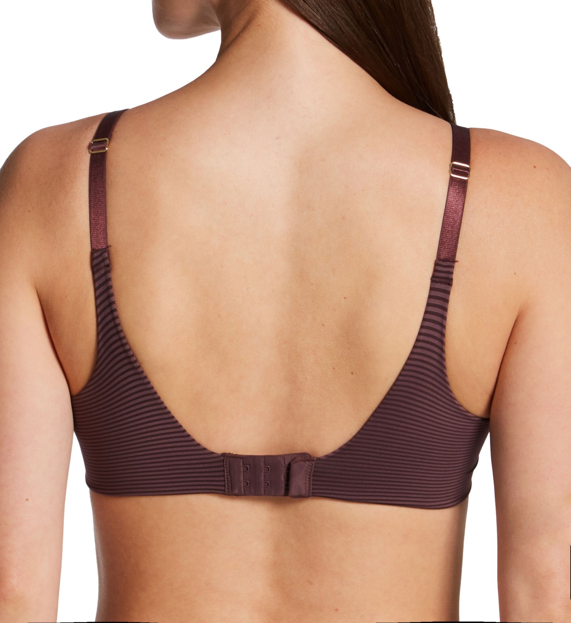 Vanity Fair Beauty Back Full Coverage Underwire Bra Raisin' Roof Stripe 36C  - Image 2