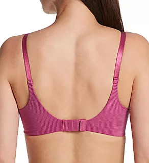 Beauty Back Full Coverage Underwire Bra Raspberry Stripe 34B