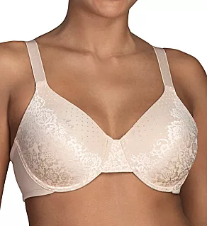 Beauty Back Full Figure Minimizer Underwire Bra Damask Neutral Lace 40C