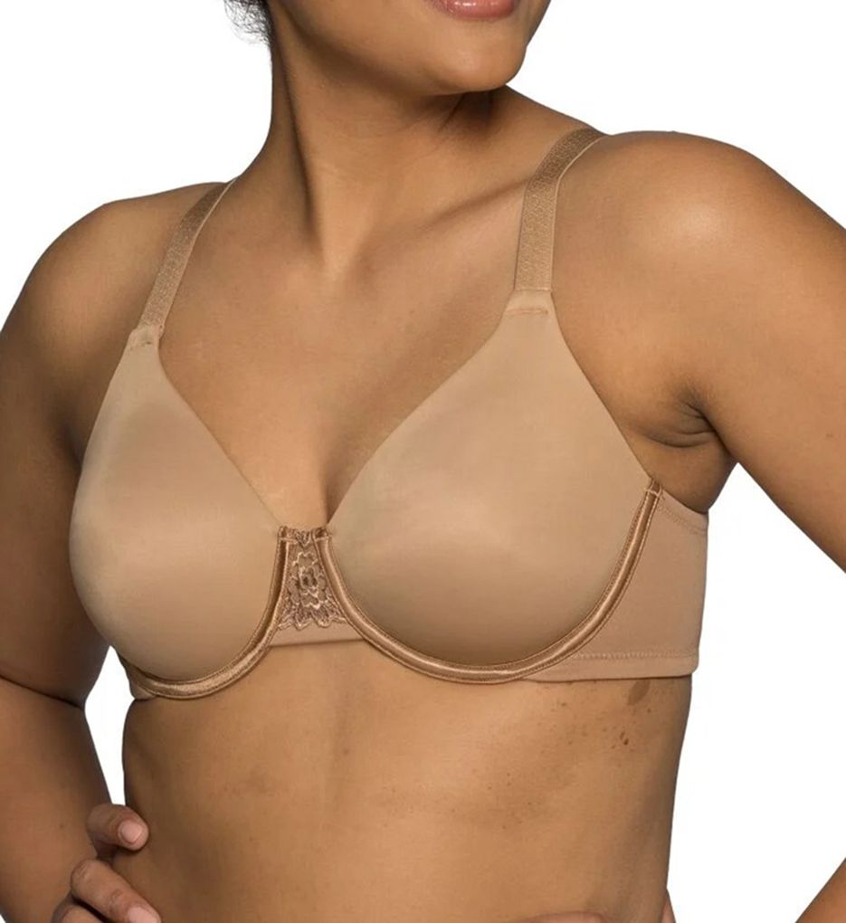 Vanity Fair Women's Beauty Back Full Figure Minimizer Underwire Bra in Beige | Size 34H | HerRoom.com