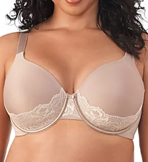 Beauty Back Lace Full Figure Underwire Bra ToastedCocunutCashmere 36C