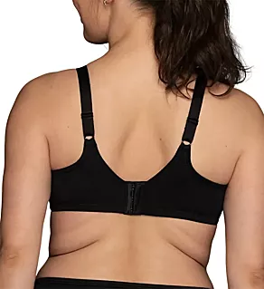 Beauty Back Lace Full Figure Underwire Bra Midnight Black 36C