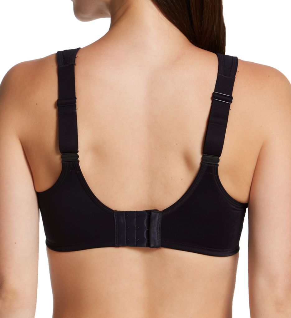 Vanity Fair 2-Ply High Impact Underwire Sports Bra Midnight Black 42DD  - Image 2