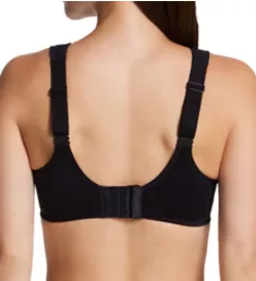 2-Ply High Impact Underwire Sports Bra Midnight Black 42D