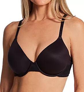 Effortless Comfortable Support Underwire Bra Midnight Black Lace 36DD
