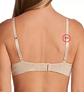 Effortless Comfortable Support Underwire Bra Damask Neutral Lace 38C