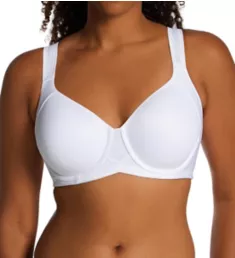 Medium Impact Underwire Sports Bra Star White 42D