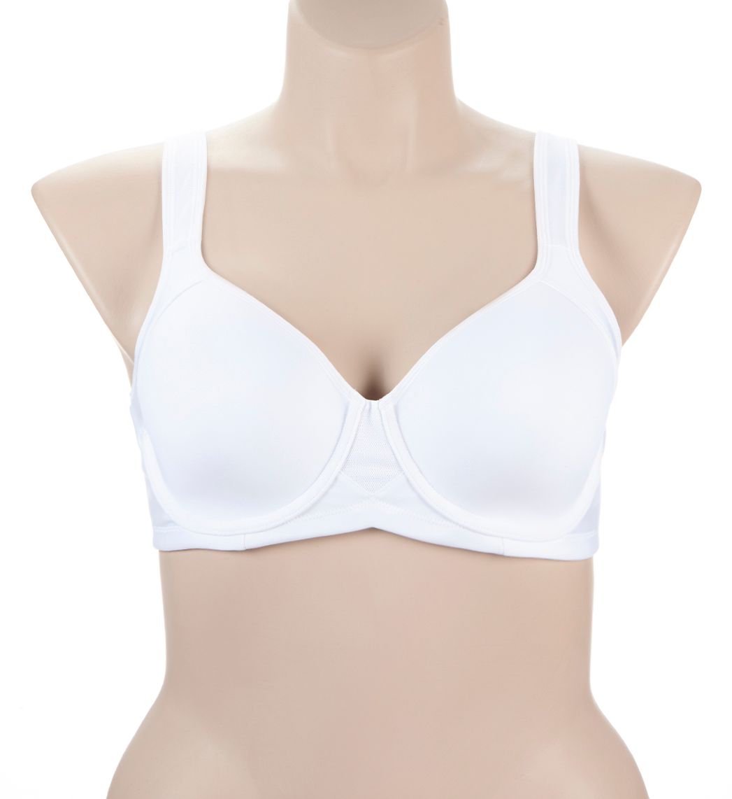 Vanity Fair Medium Impact Underwire Sports Bra Star White 42C  - Image 1