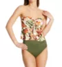 Vince Camuto Seychelles Floral Tie Front Bandini Swim Top V01724 - Image 3