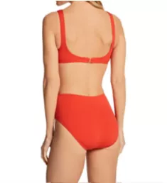 Serengeti Shades Logo Ring One Piece Swimsuit Red Sunset 10