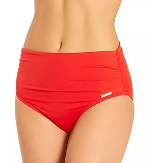 Sanremo Shades Convertible High Waist Swim Bottom Poppy XS