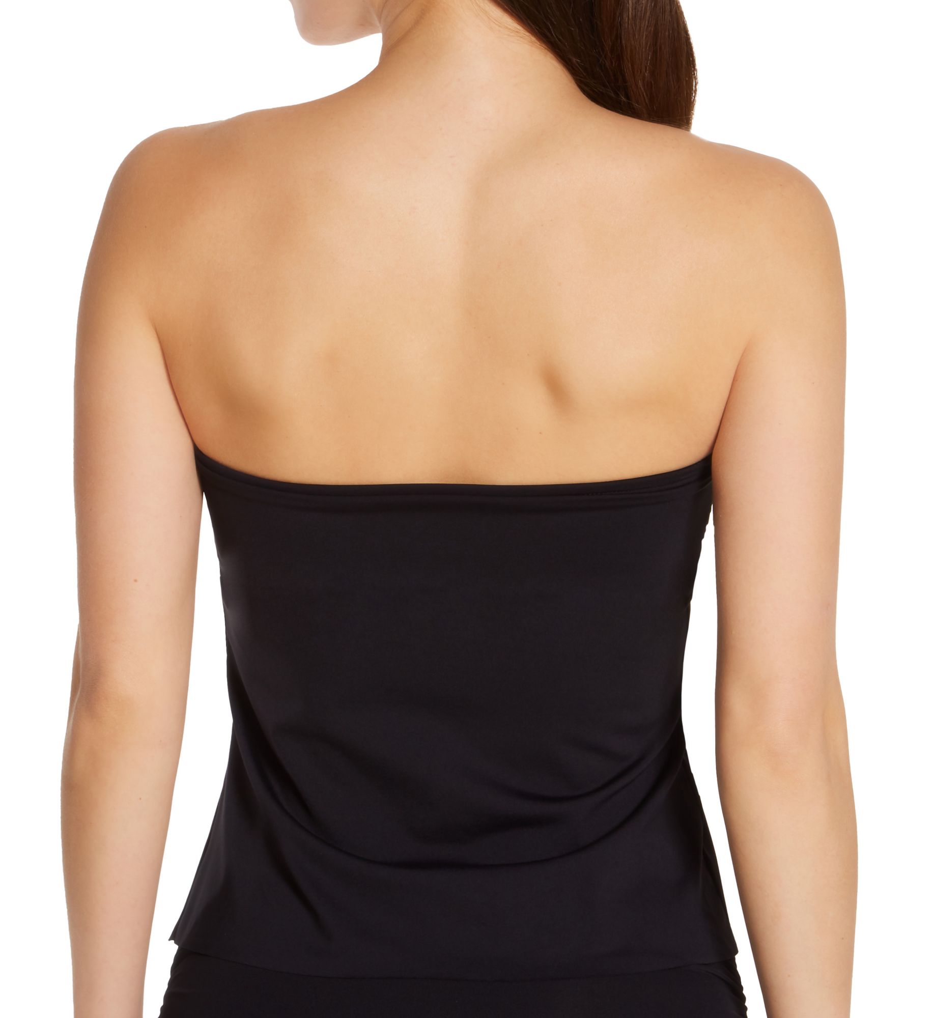 Vince Camuto Sanremo Shades Draped Bandini Swim Top Black XS  - Image 2