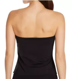 Sanremo Shades Draped Bandini Swim Top Black XS