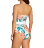 Vince Camuto Wild Oleander Belted Bandeau One Piece Swimsuit V83679 - Image 2