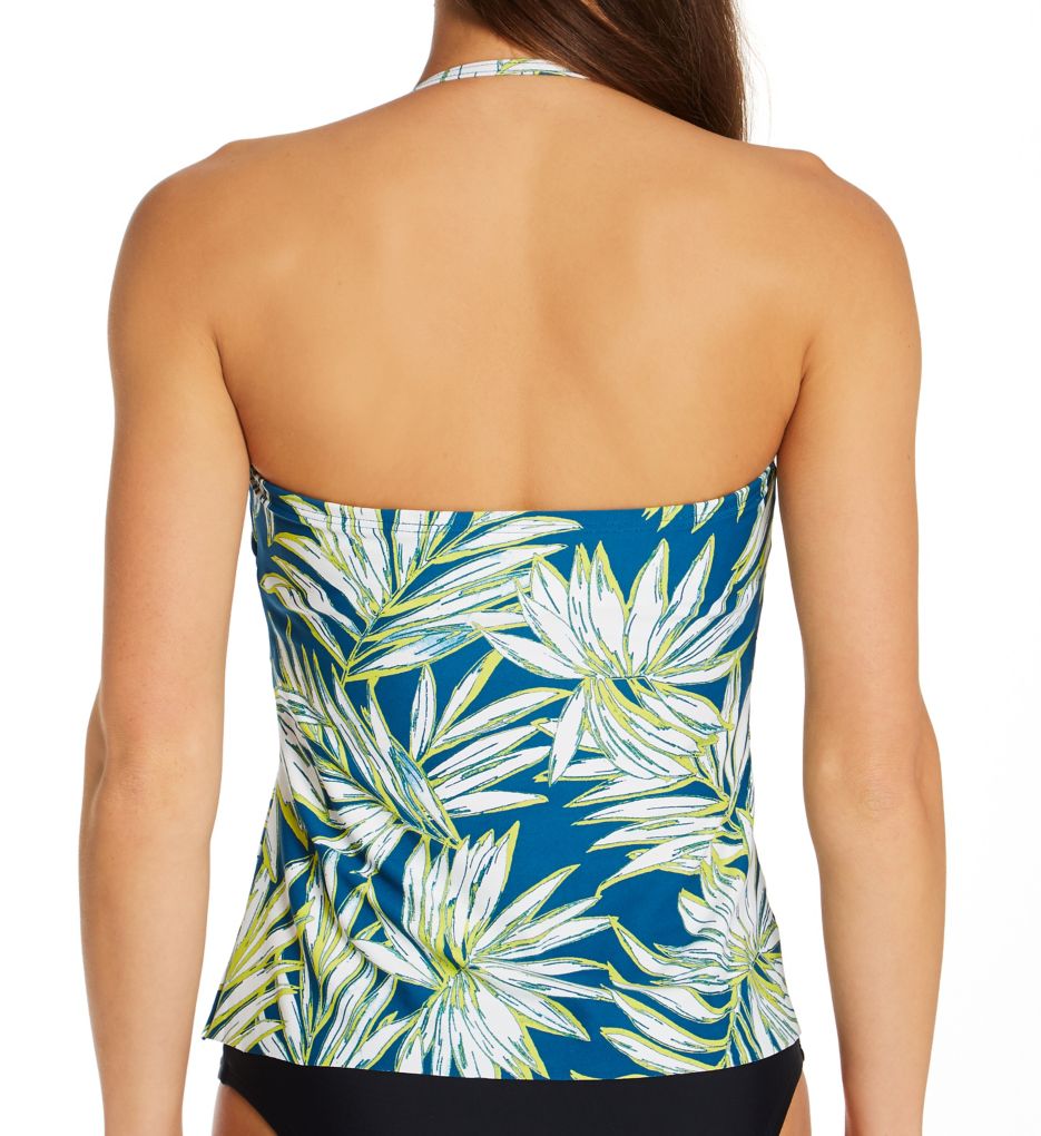 Riviera Delle Palme Draped Tankini Swim Top-cs1