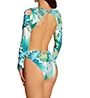 Vince Camuto Lush Tropic Long Sleeve One Piece Swimsuit V93669 - Image 2