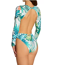 Lush Tropic Long Sleeve One Piece Swimsuit