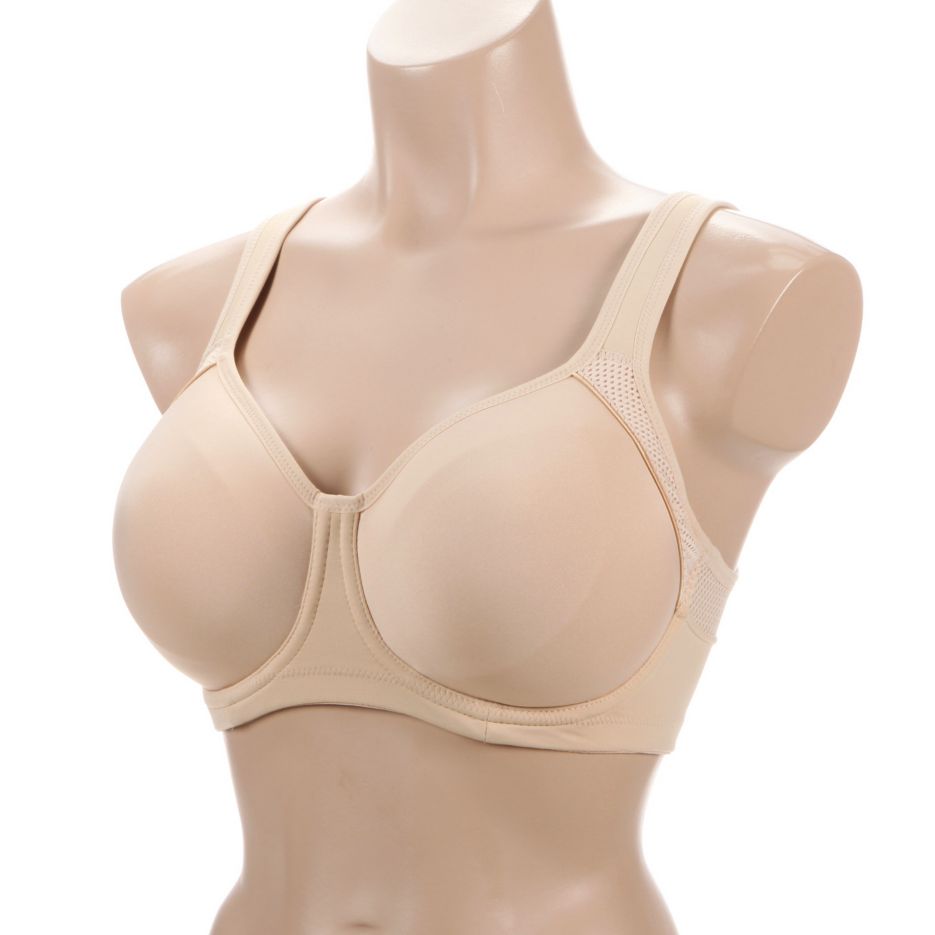 Women's Contrast Trim Contour Sport Bra 853302 Wacoal Цвет: Black/lilac  Gray; Размер: 34C купить от 10057 рублей в интернет-магазине ,  спортивные Бра Wacoal