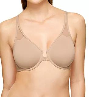 Body by Wacoal Front Close Racerback Underwire Bra Toast 34B