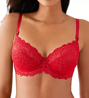 Embrace Lace Underwire Bra Equestrian Red 34C