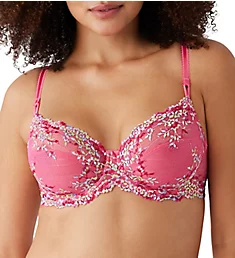 Embrace Lace Underwire Bra Hot Pink/Multi 34C