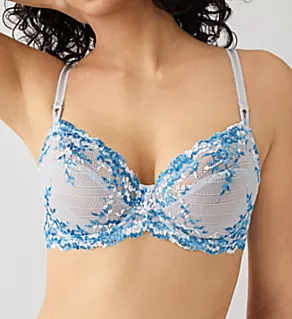 Embrace Lace Underwire Bra Micro Chip Multi 38D