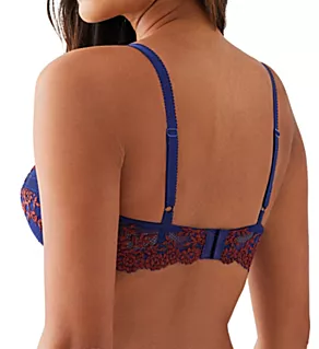 Embrace Lace Underwire Bra Blue Depths/Cordovan 36DDD
